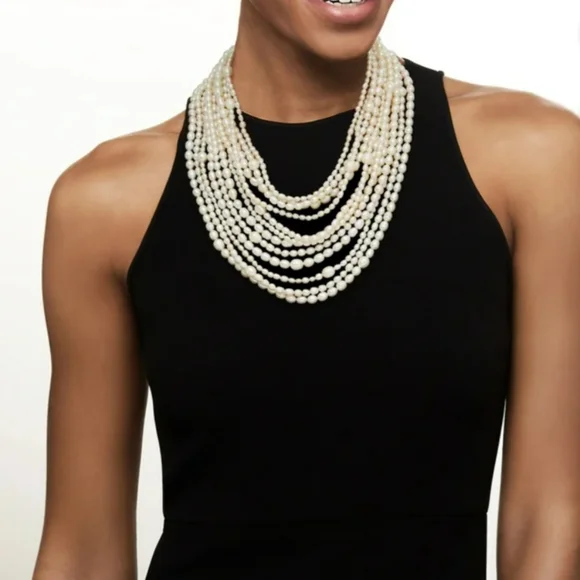 Bridal cultured freshwater pearls necklaces
